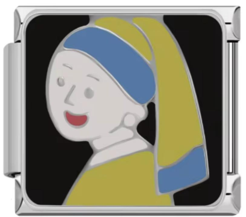 Charm Italiano "La Joven De La Perla"