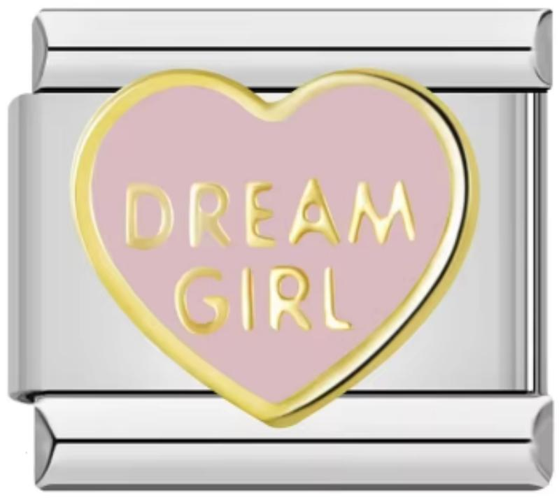 Charm Italiano Corazon Rosa Dream Girl