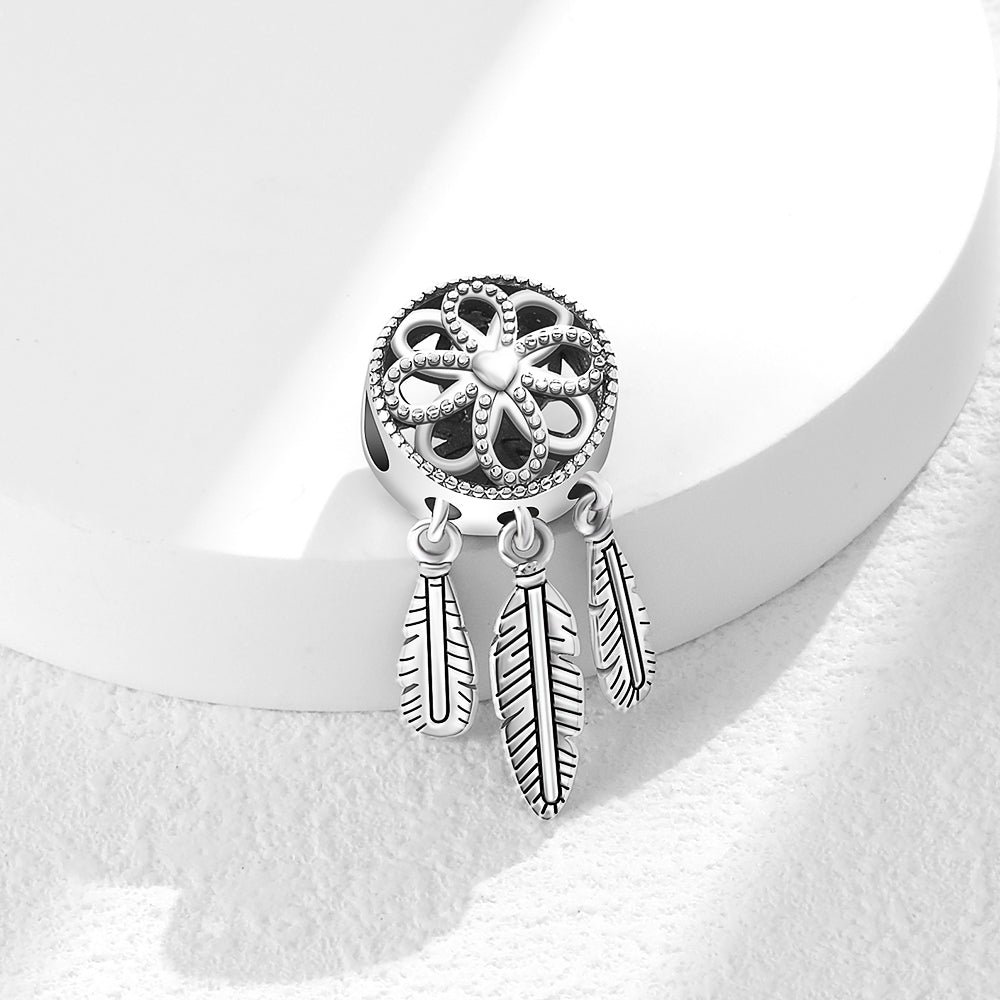 Charm Atrapa Sueños Plateado