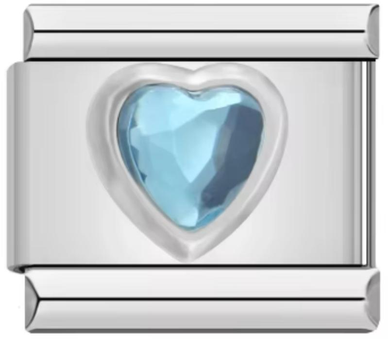 Charm Italiano Corazón Azul