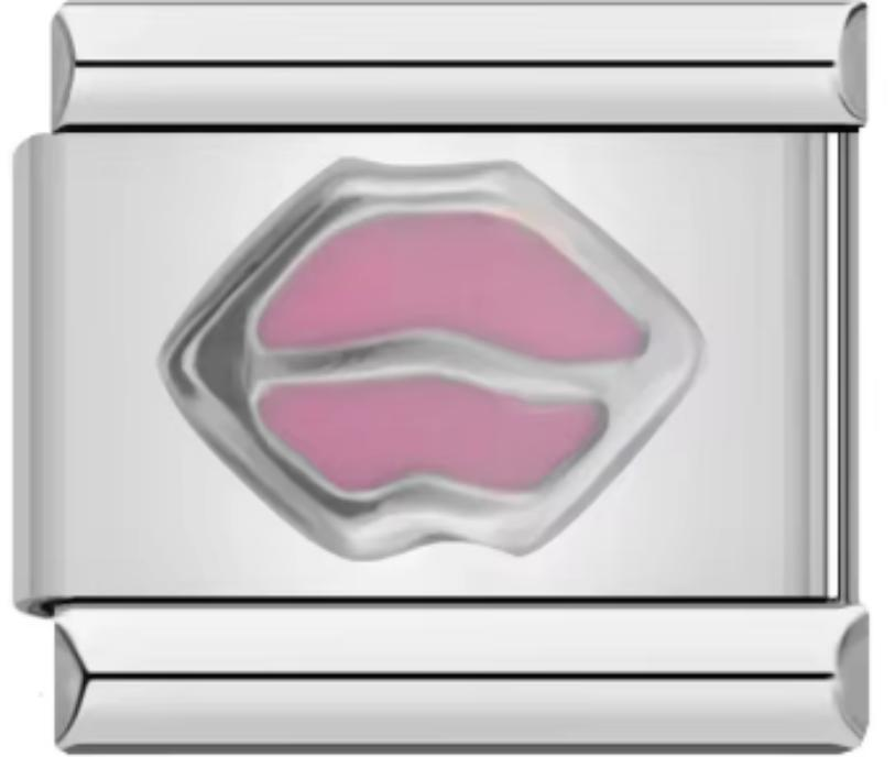 Charm Italiano Beso Rosa