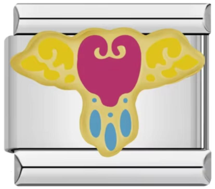 Charm Italiano Corazon Con Alas