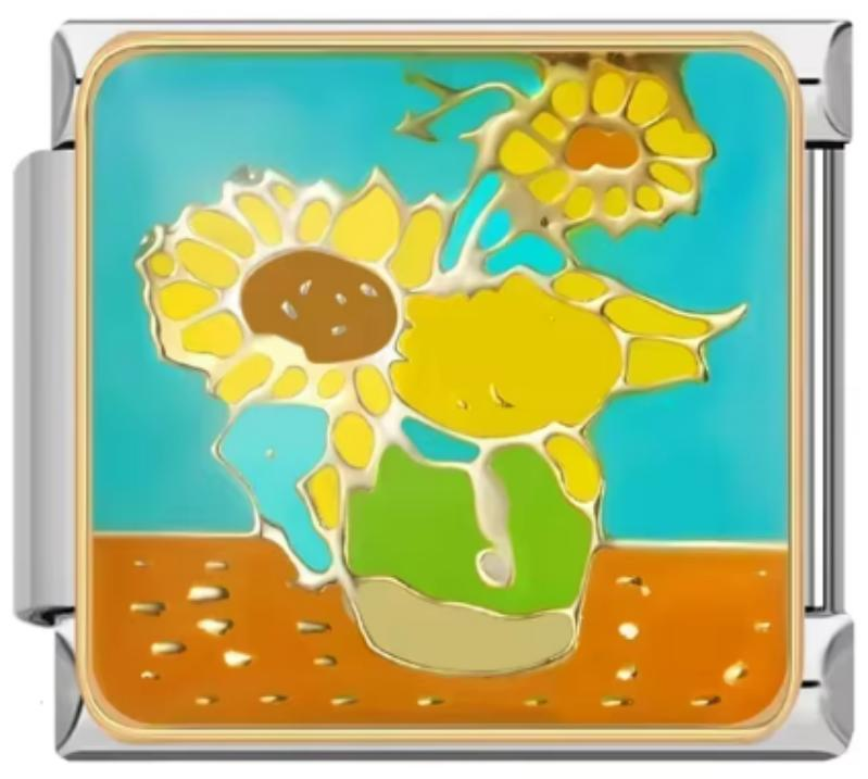Charm Italiano Van Gogh Girasoles