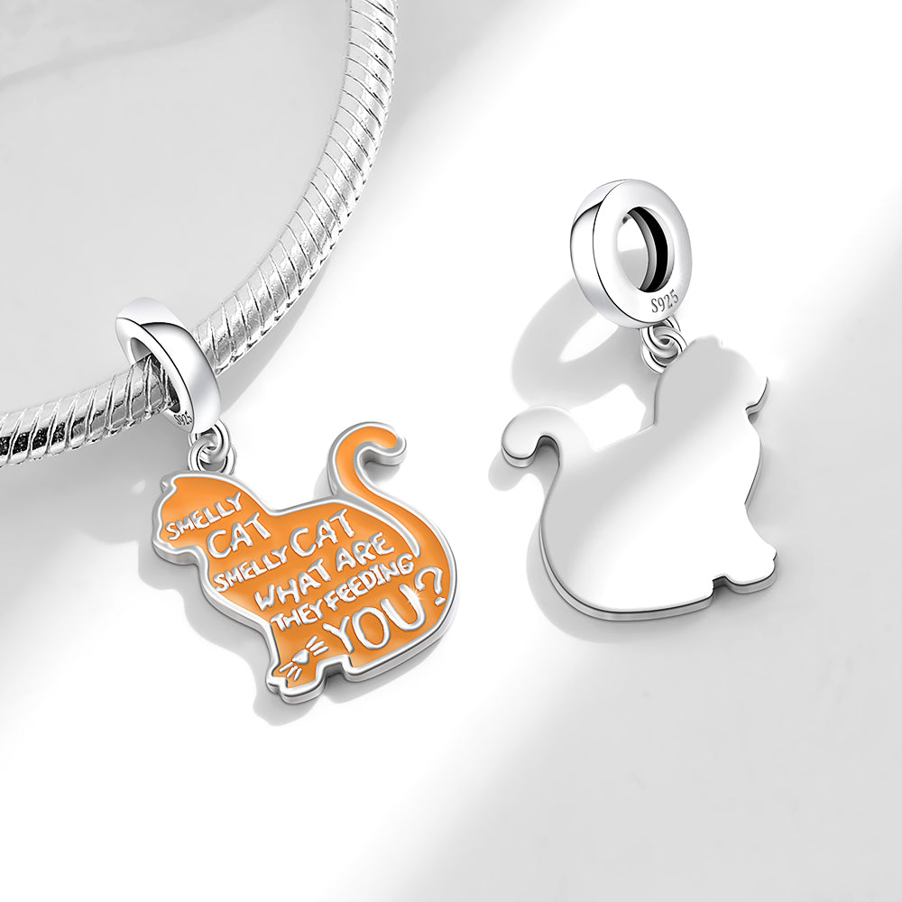 Charm Gatito Naranja