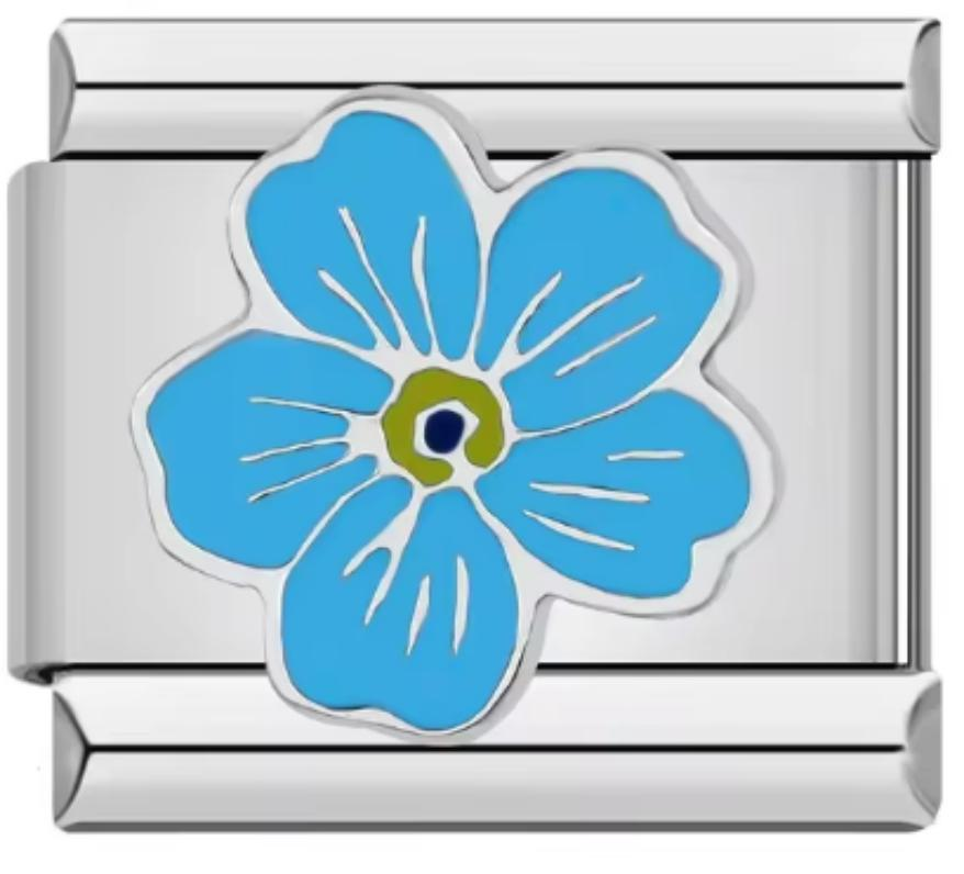 Charm Italiano Flor Azul