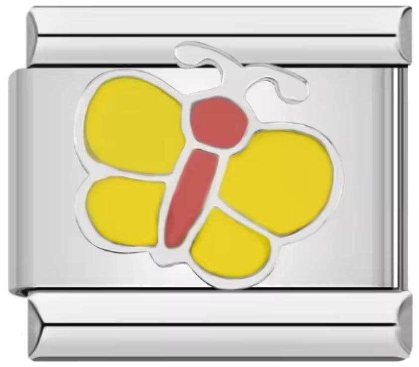 Charm Italiano Mariposa Amarilla