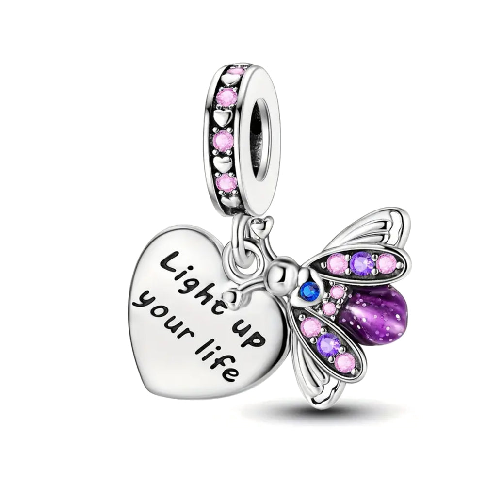 Charm Luciernaga Morada