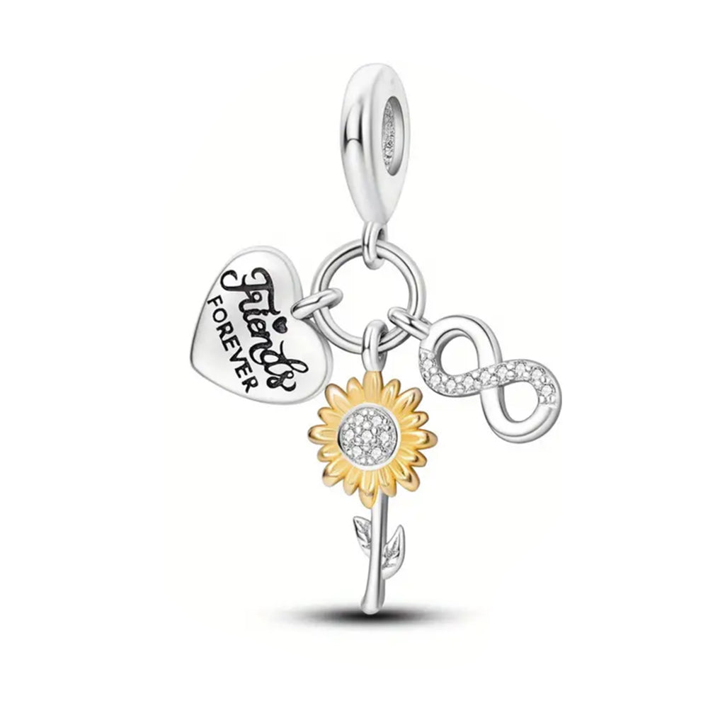 Charm Girasol "Friends Forever"