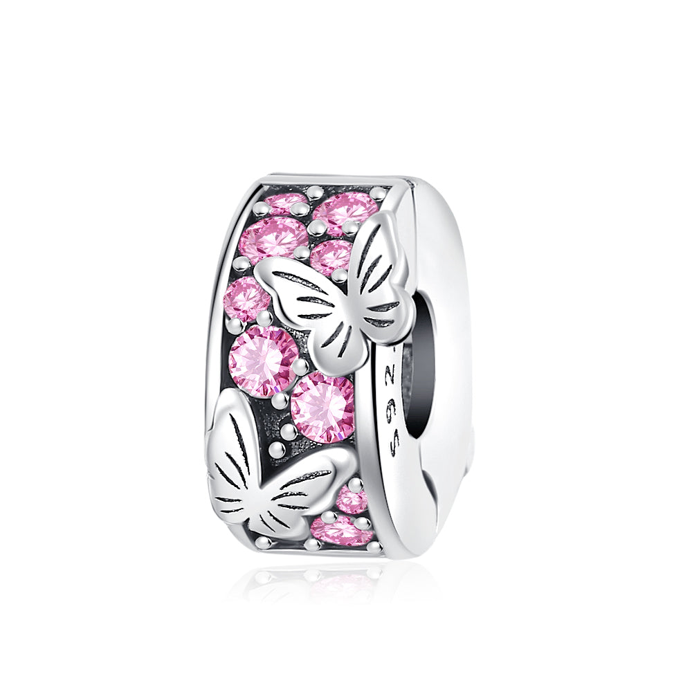 Clip Rosa & Mariposas