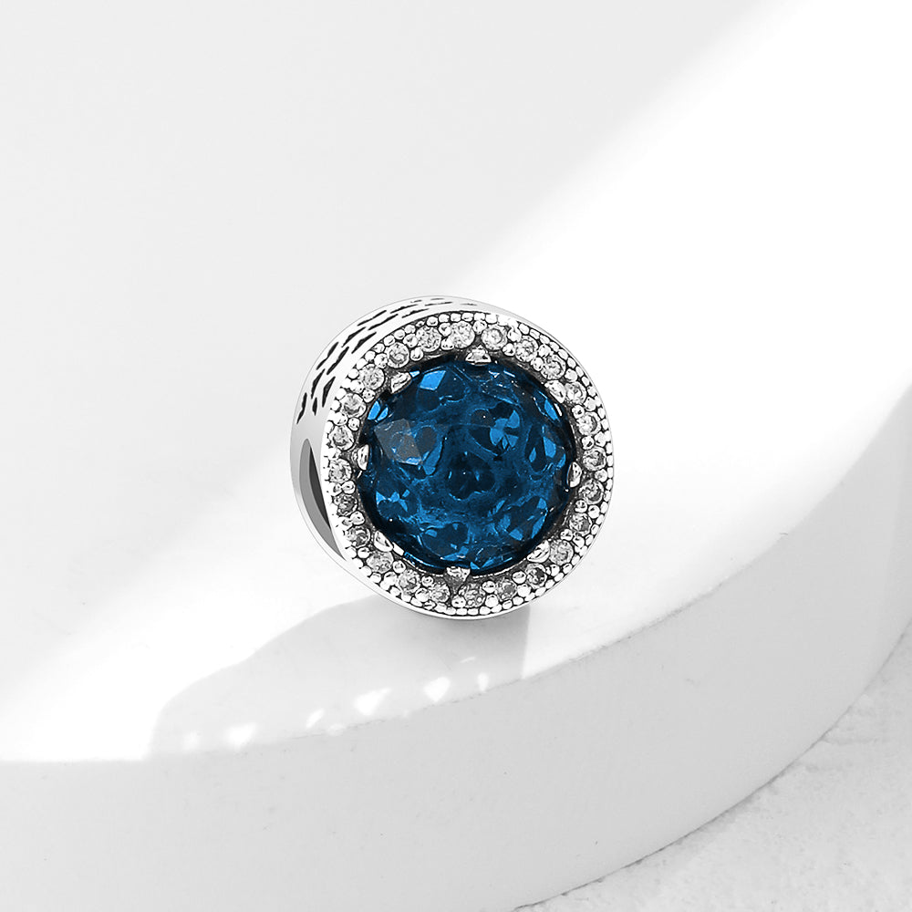 Charm Azul Diamantado