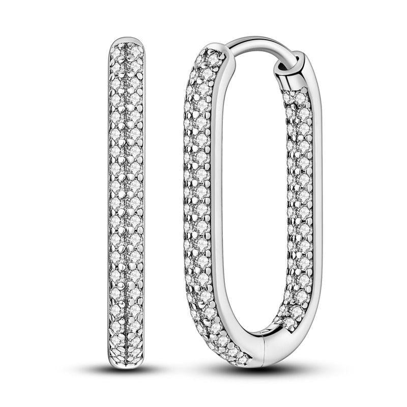 Aretes Curva Brillante