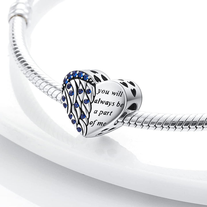 Charm Corazon "You Will Always Be A Part Of Me"