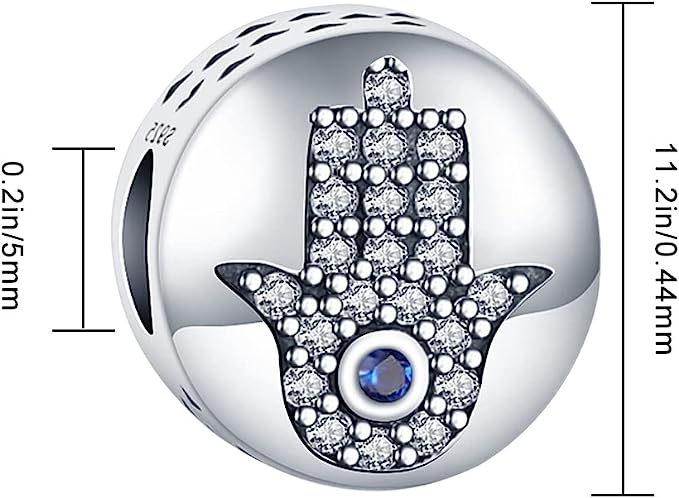 Charm Hamsa Diamantado