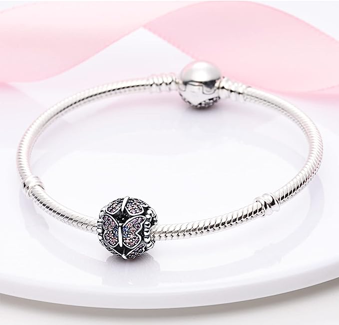 Charm Esfera de Mariposas Diamantadas