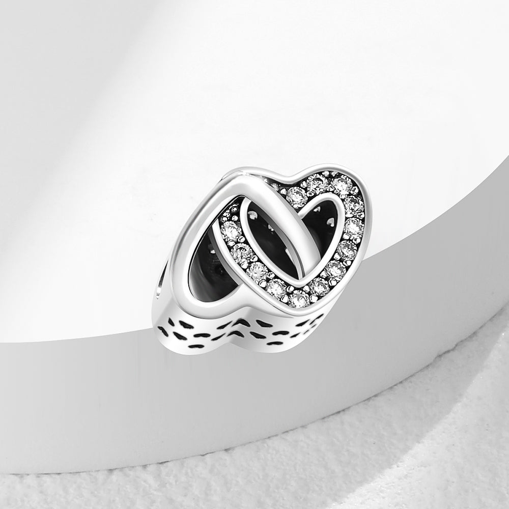 Charm Dobles Corazones