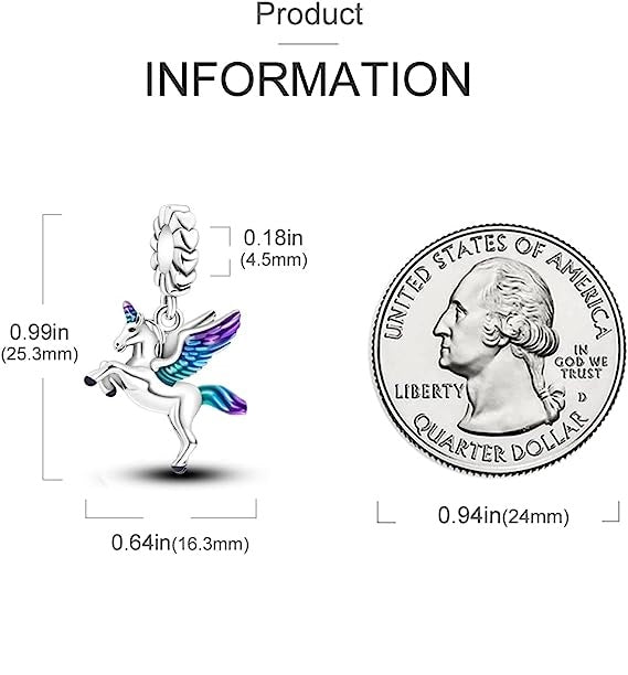 Charm Unicornio Multicolor