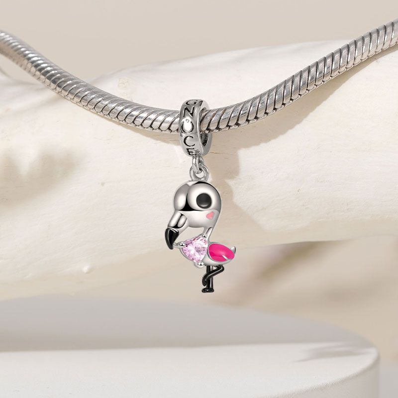 Charm Flamingo & Corazón