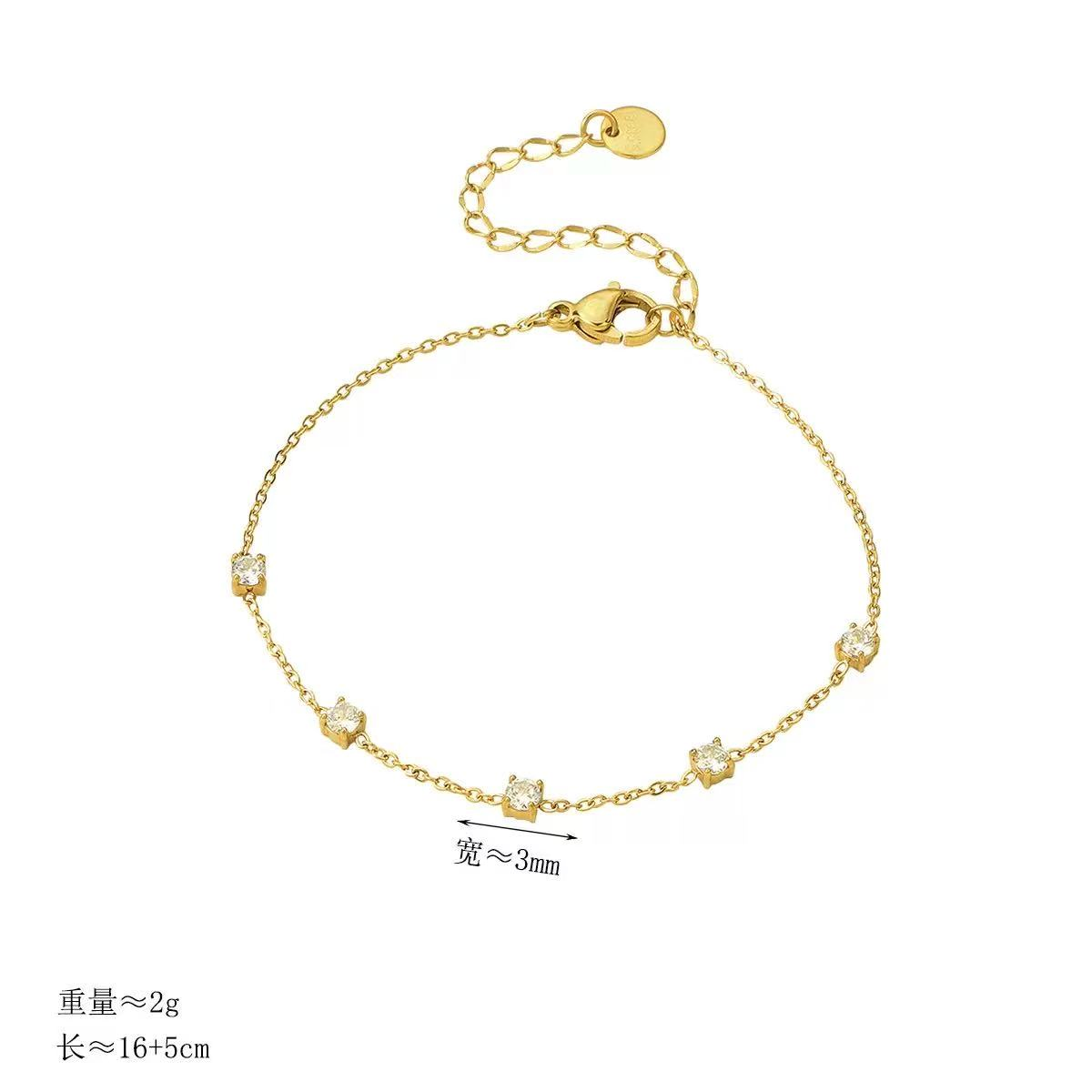 Brazalete Brillitos Plateados