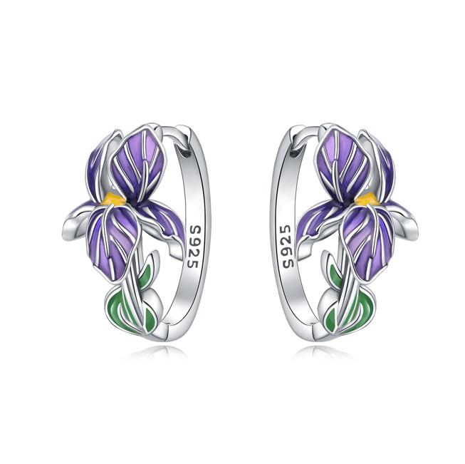 Aretes Flores Iris