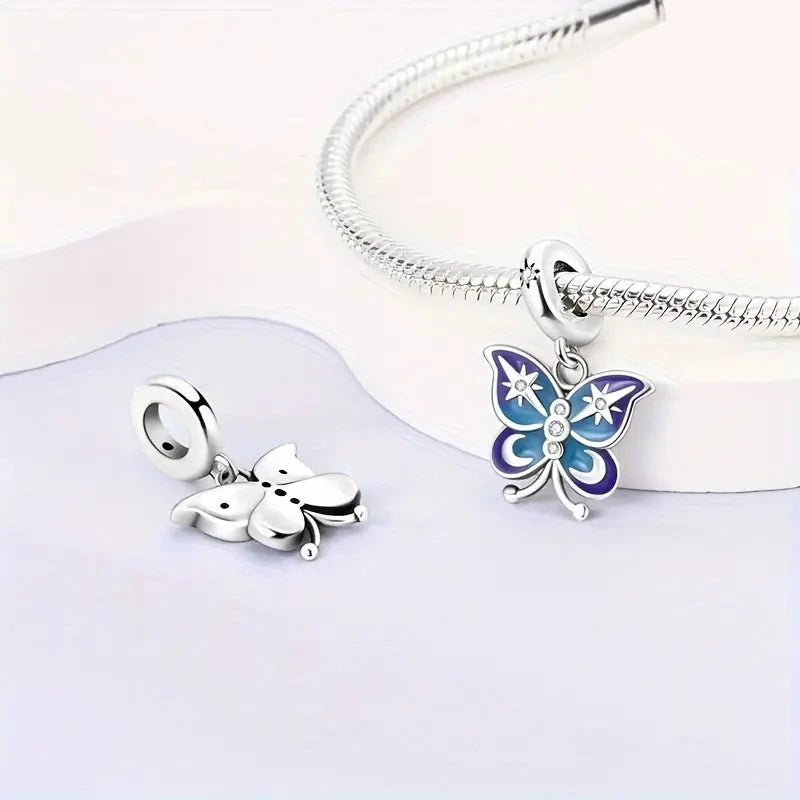 Charm Mariposa "Estrella y Luna"