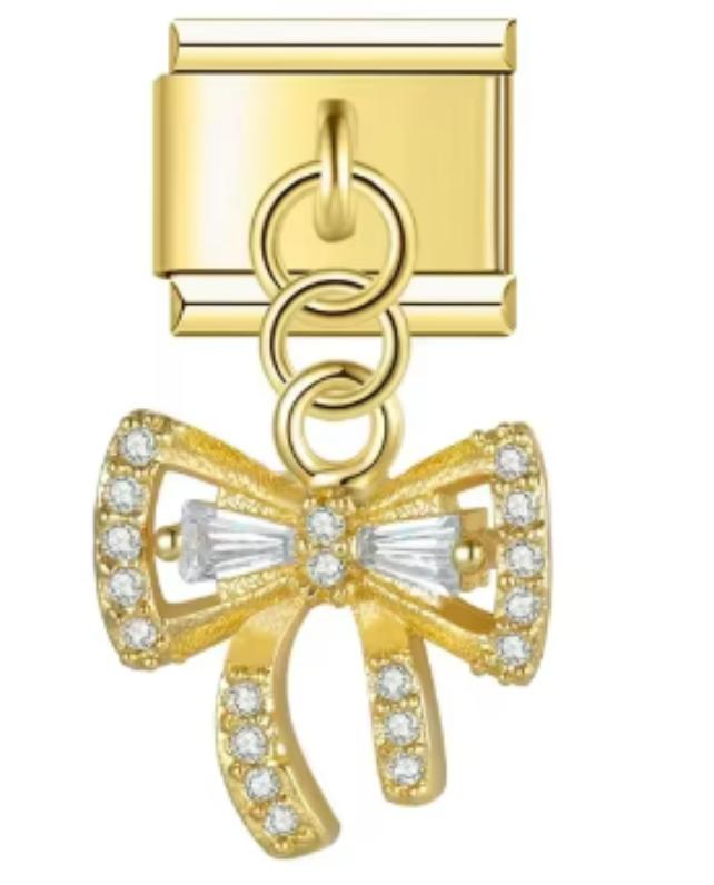 Charm Italiano Moño Dorado