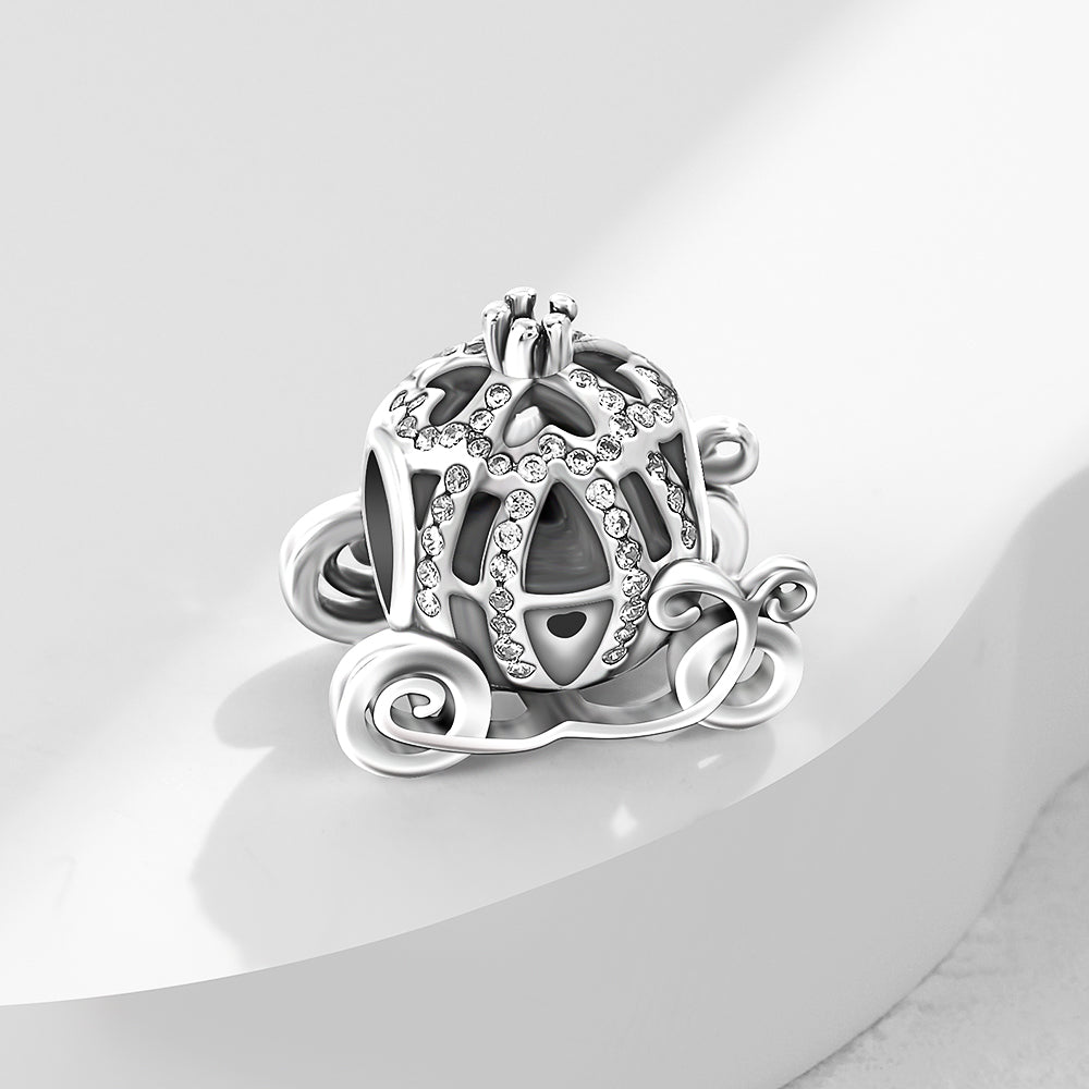 Charm Carroza Plateada