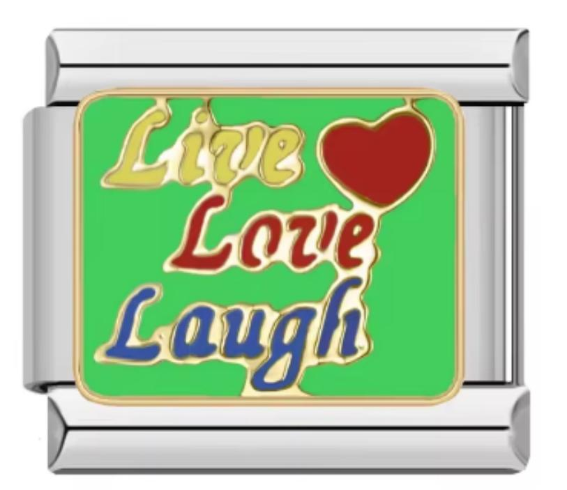 Charm Italiano Live Love Laugh