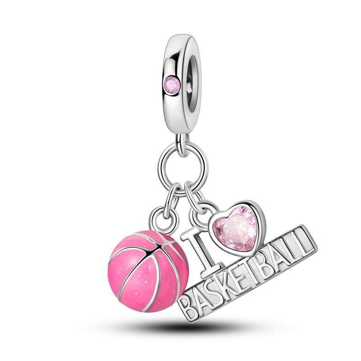 Charm Balón de Basketball "I Love Basketball"