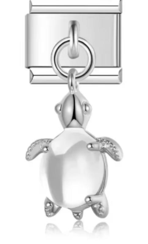 Charm Italiano Tortuga Blanca