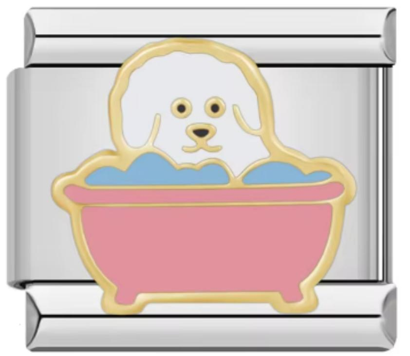 Charm Italiano Cachorro & Bañera
