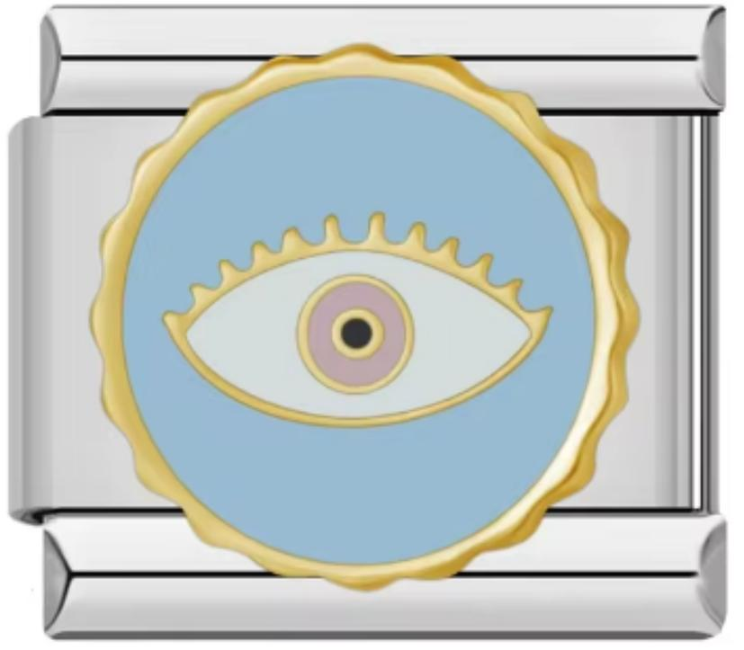 Charm Italiano Ojo De Horus Azul