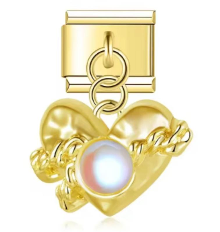 Charm Italiano Corazon Dorado