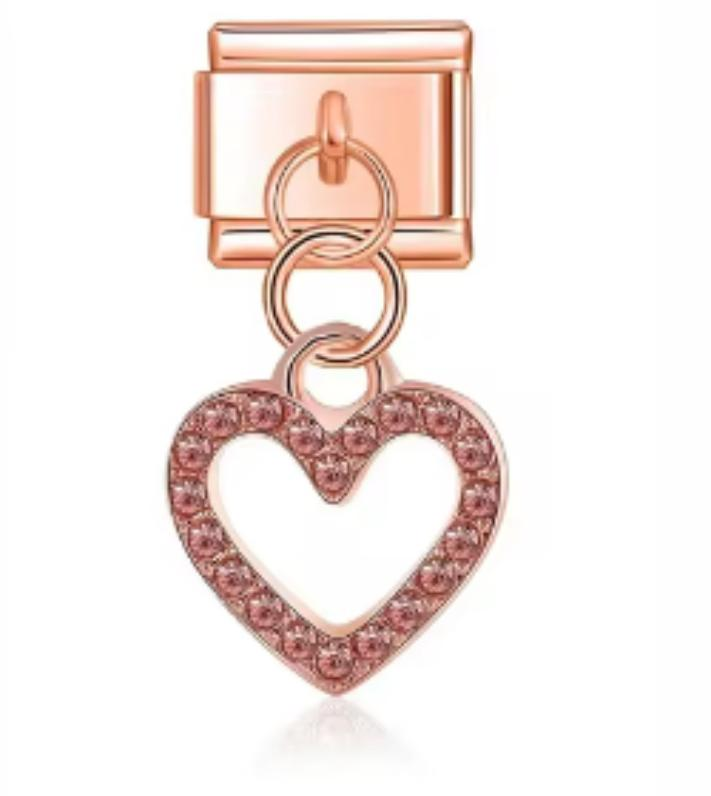 Charm Italiano Corazon Colgante