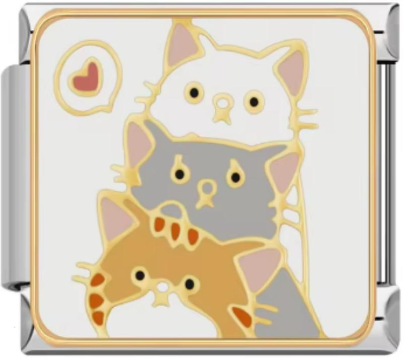 Charm Italiano Gatitos