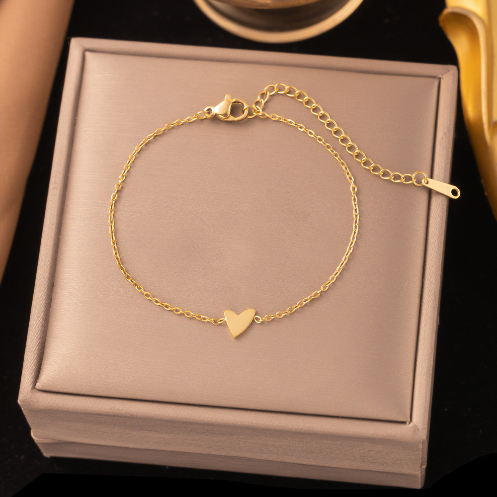 Brazalete Corazon Dorado