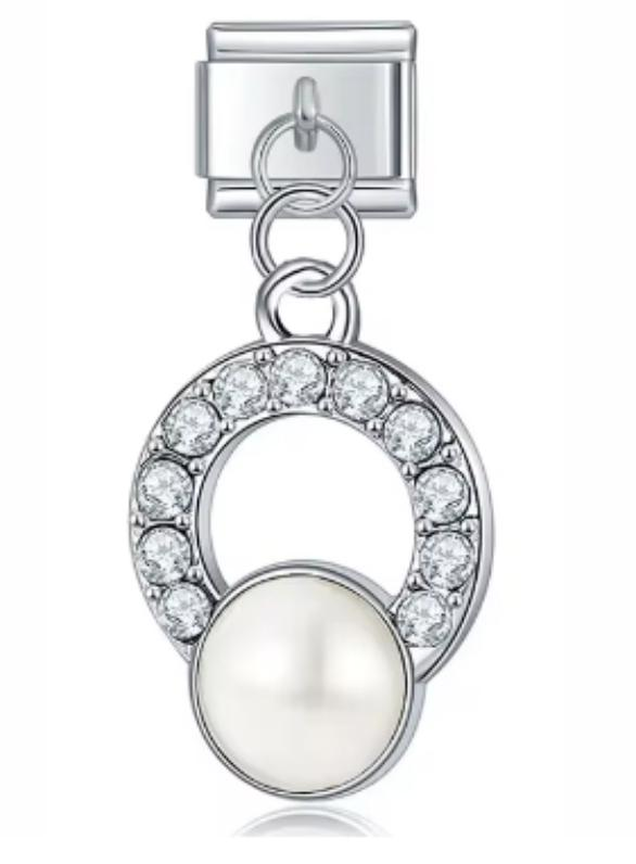 Charm Italiano Perla Blanca