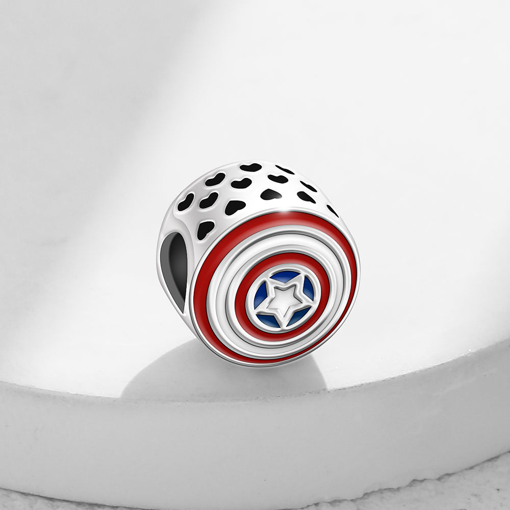 Charm Escudo Héroe Metálico