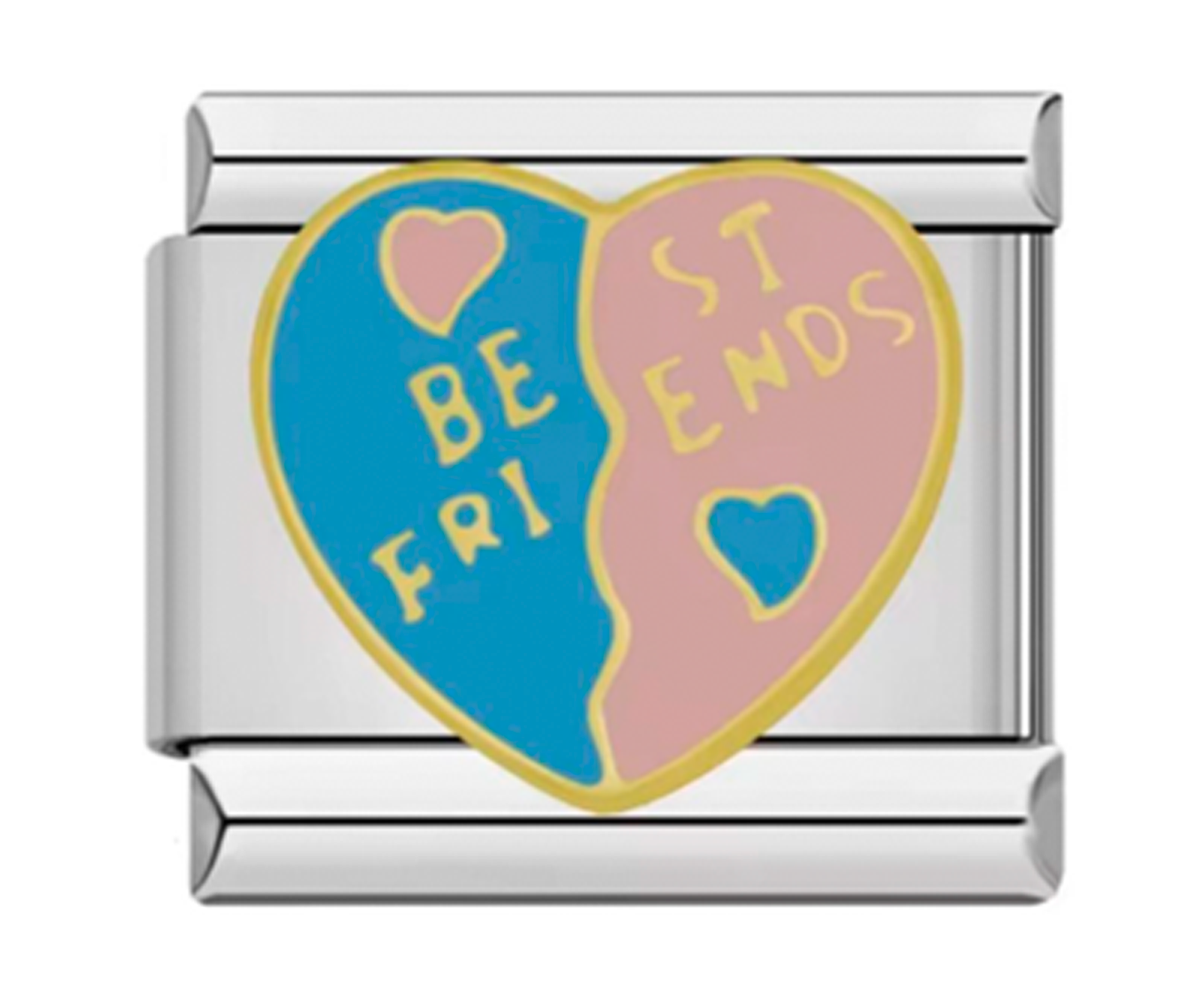 Charm Italiano Best Friend Azul & Rosa