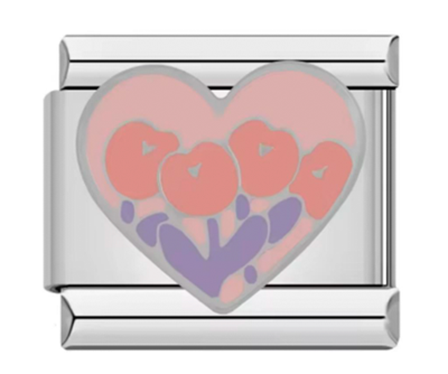 Charm Italiano Corazon De Tulipanes