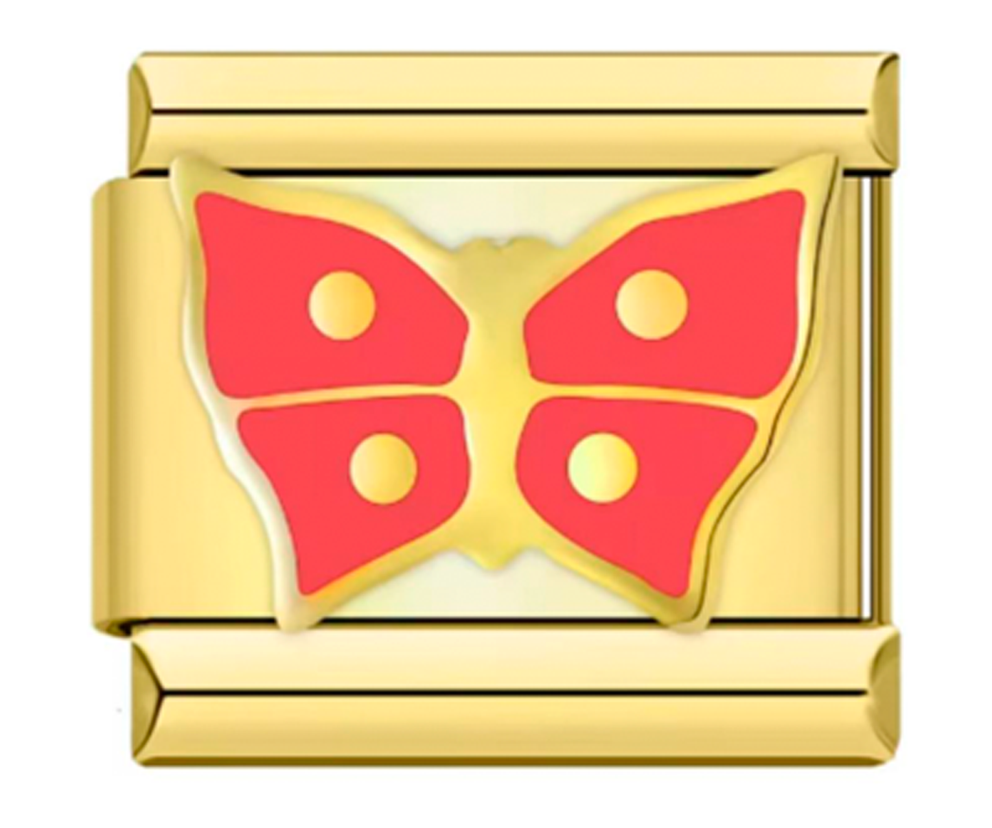 Charm Italiano Dorado Mariposa