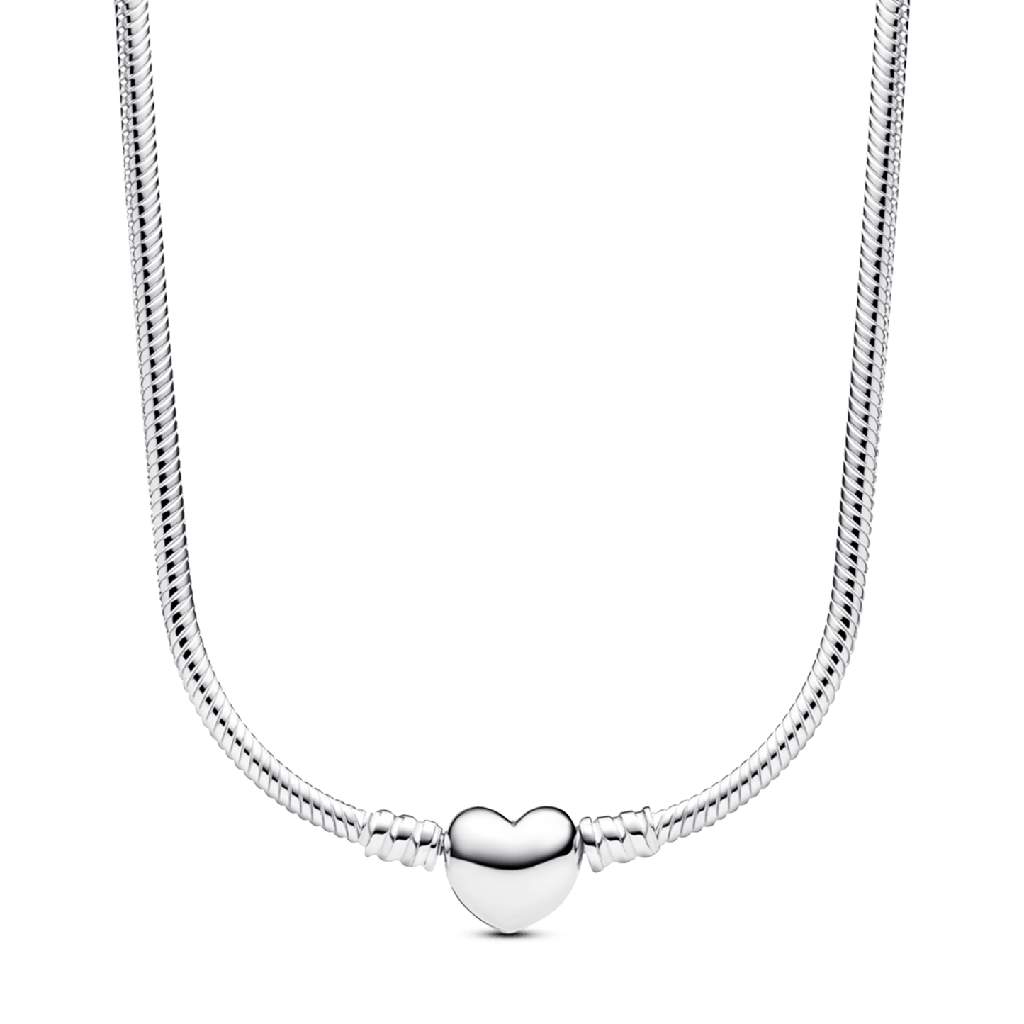 Collar Corazon Plateado