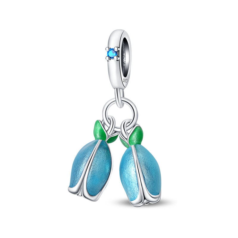 Charm Tulipanes Azules