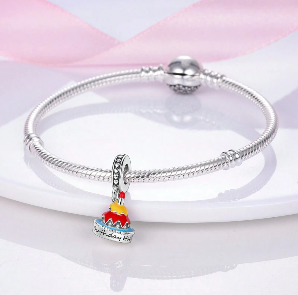 Charm Pastel de Feliz Cumpleaños