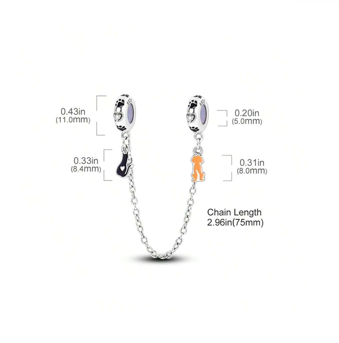 Cadena de Seguridad Perro & Gato