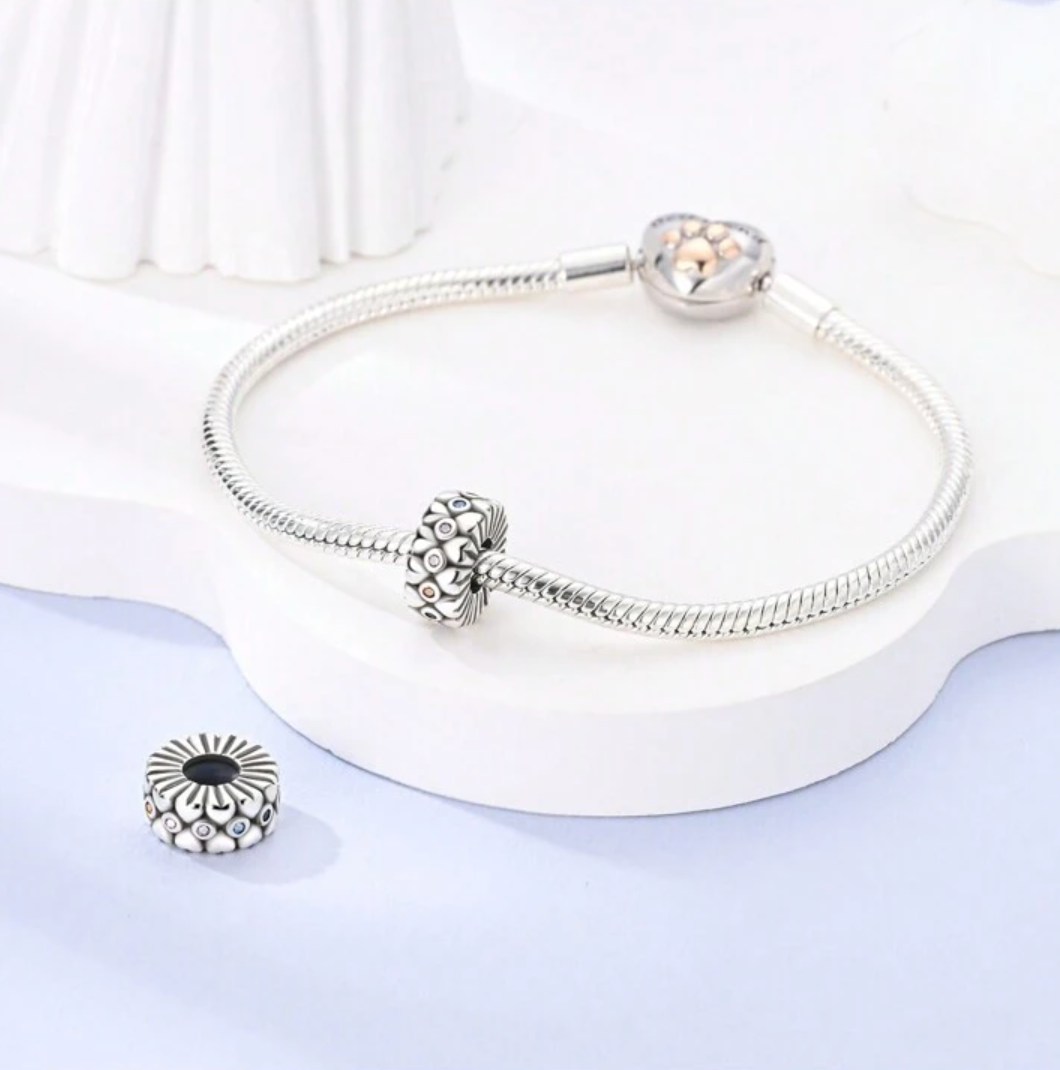 Charm Abalorio de Corazones