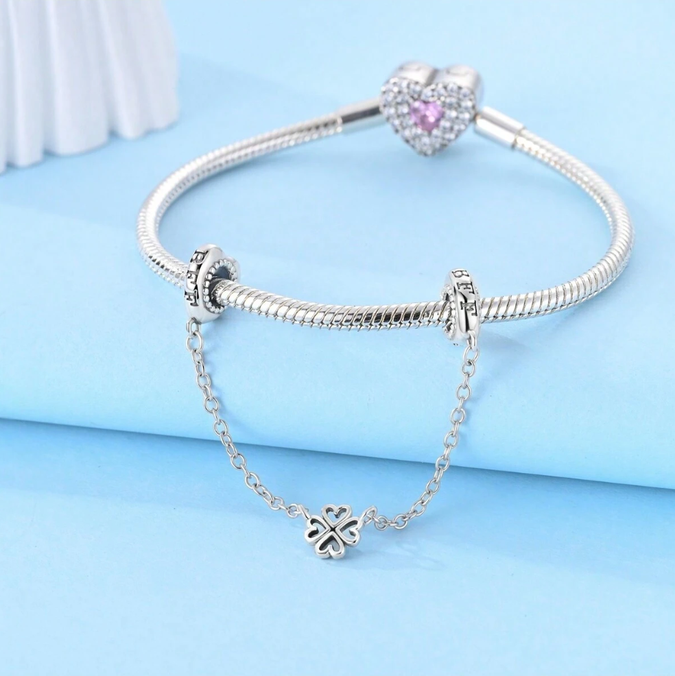 Cadena de Seguridad Trébol "BFF"