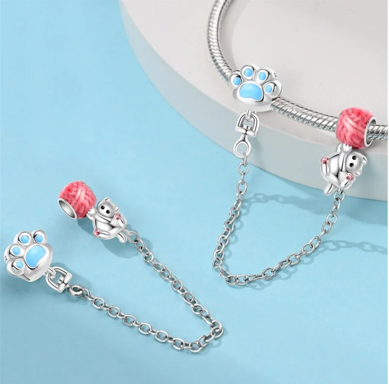 Cadena de Seguridad Huella de Felino