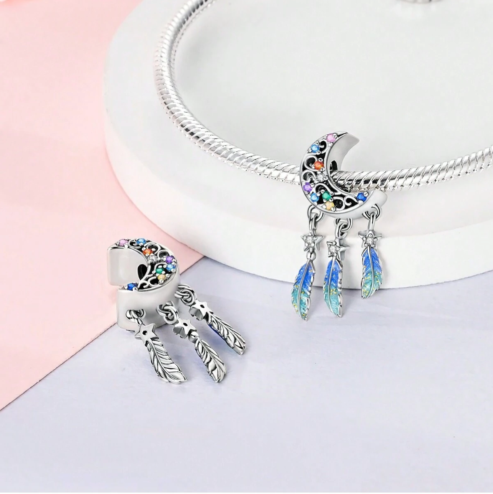 Charm Atrapasueño Luna de Prismas