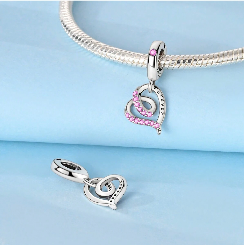 Charm Corazón Espiral Forever