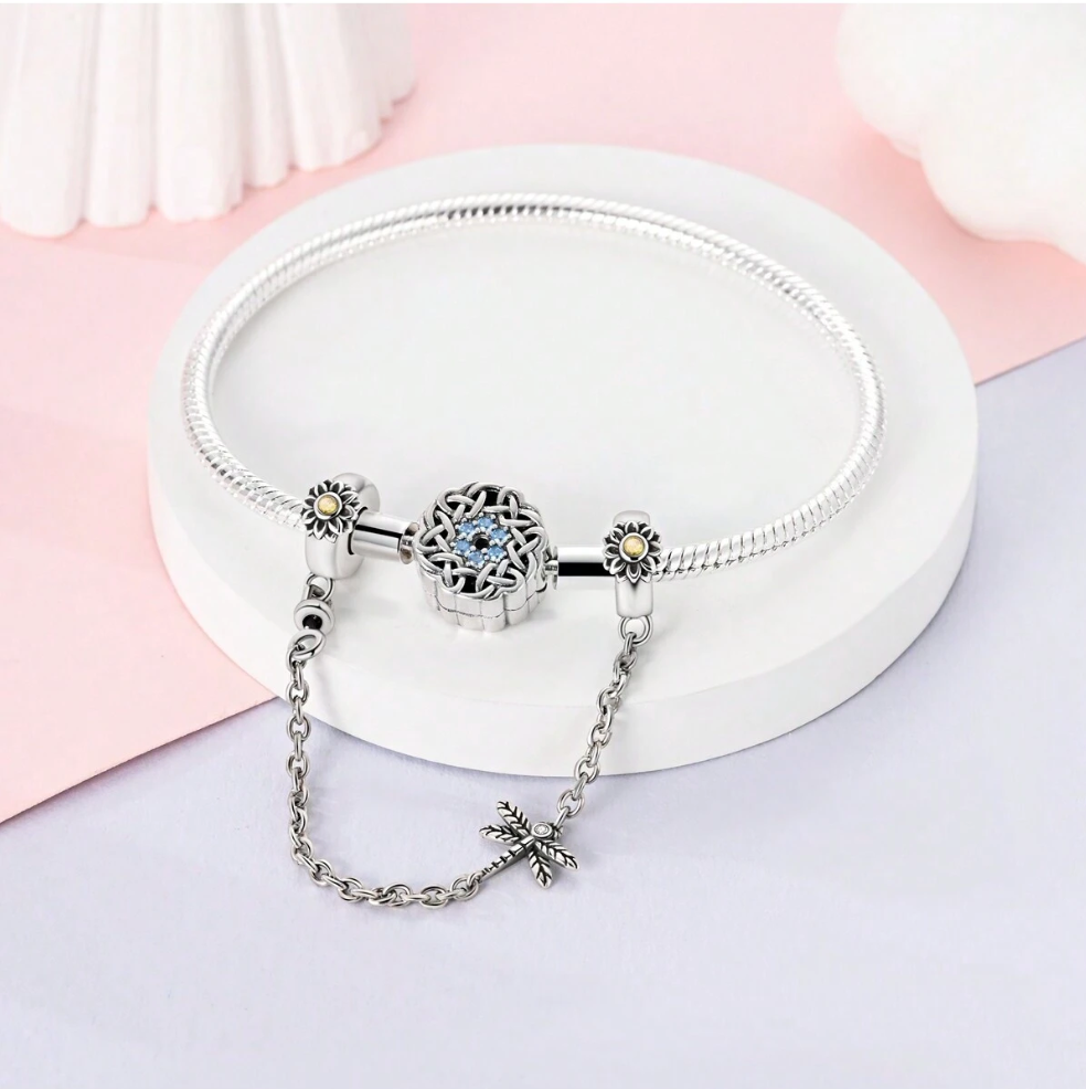 Cadena de Seguridad Libélula Vector